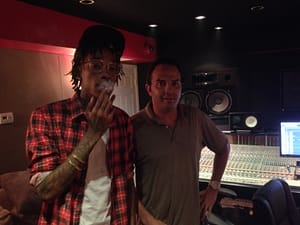 Niko Marzouca Wiz Khalifa in Parkland studio
